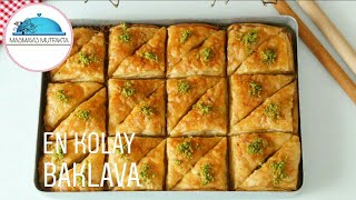 Artık tek tek Açmak Yok✔Çok Kolay Kat kat Çıtır EV BAKLAVASI Baklava Tarifi Masmavi3Mutfakta [upl. by Mccormick19]