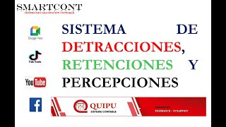 CURSO DE DETRACCIONES PERCEPCIONES Y RETENCIONES [upl. by Inah905]