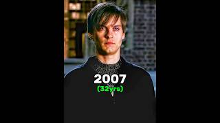 Tobey Maguire aka “Spider Man” Evolution 19892024 spiderman4 marvel tobeymaguire shorts [upl. by Eseeryt]