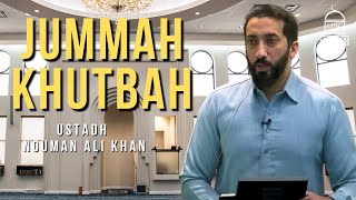 Jummah Khutbah  Ustadh Nouman Ali Khan [upl. by Kazimir71]