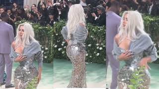 Kim Kardashian Looks Amazing At The Met Gala  Met Gala 2024  Kim Kardashian at Met Gala  VIDEO [upl. by Adnuhser76]