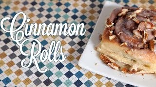 The Domestic Geek Cinnamon Rolls Recipe [upl. by Enaek]