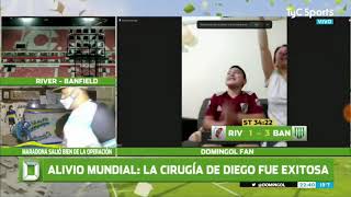 River  Banfield  Domingol Fan  TyC Sports [upl. by Aerahs]