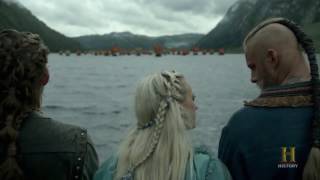 Vikings  King Harald and Halfdan Arrive In Kattegat Season 4B Official Scene 4x12 HD [upl. by Laure]