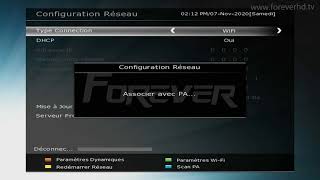 Configuration du WIFI sur le FOREVER de la série pro  7878 [upl. by Arral]