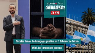 Contradebate  Cárceles llenas la demagogia punitiva en El Salvador de Bukele [upl. by Nevai]