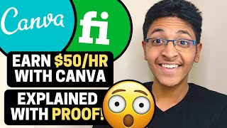 HOW TO EARN MONEY WITH CANVA ON FIVERR  Freelancing for Beginners [upl. by Adlih30]