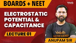 Electrostatic Potential and Capacitance L1  Class 12 Physics Chapter 1  CBSE 2024  Anupam Sir [upl. by Ignacia]