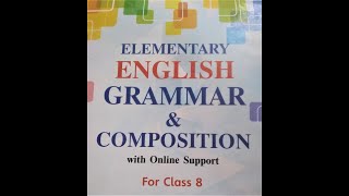 Elementary English Grammar amp Composition Class 8  Exercise12 amp 3 chapter 4 Determiners [upl. by Melvena586]