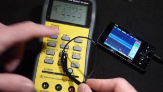 LCR meter and digital oscilloscope frequency testing resistor capacitor and inductor components [upl. by Chuch62]