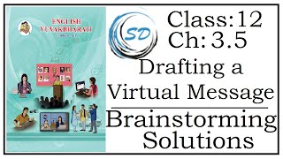 Brainstorming Solutions of Chapter 35 Drafting a Virtual Message  English Yuvakbharti Maharashtra [upl. by Deina]