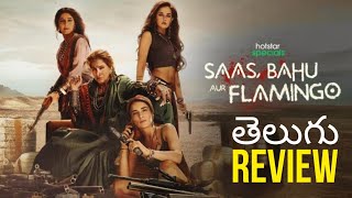 Saas Bahu Aur Flamingo Web Series Review Telugu  Saas Bahu Aur Flamingo Review  Mixture Potlam [upl. by Nelaf]