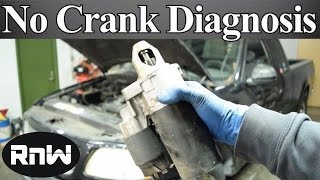 How to Diagnose a No Crank No Start Issue  Nothing or only a Click When the Key is Turned [upl. by Saturday651]