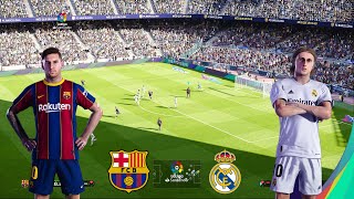 PES 2021  Gameplay  Barcelona vs Real Madrid  PC [upl. by Oreste]