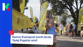 De Ronde van Frankrijk zit erop Maurane stond aan de finish in Nice [upl. by Liam]