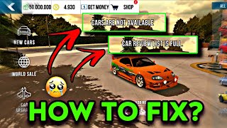 quotCARS ARE NOT AVAILABLEquot  CAR PARKING MULTIPLAYER PROBLEM 2024  HOW TO FIX [upl. by Yrhcaz110]