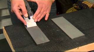 Sharpen Plane Blades with Trends Bench Stone [upl. by Assiral475]