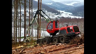 Komatsu 931XC • Forstbetrieb Surtmann • Part3 • 8Rad Harvester [upl. by Pallas112]