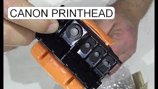 UNBOXING CANON PRINT HEAD QY60082 [upl. by Ellenig]