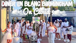 Diner En Blanc Birmingham 2023  On Cloud 9 [upl. by Stolzer]