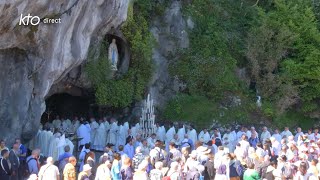 Messe de 10h à Lourdes du 4 juillet 2024 [upl. by Etirugram]