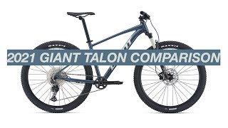 2021 Giant Talon Comparison Whats the Difference Between All 5 Bikes [upl. by Bleier903]