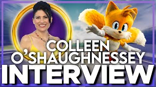 SONIC THE HEDGEHOG 2 Interview The Voice of TAILS COLLEEN OSHAUGHNESSEY [upl. by Jaquiss]