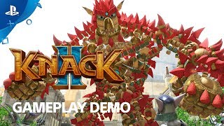 Knack 2  PS4 Gameplay Demo  E3 2017 [upl. by Sido]