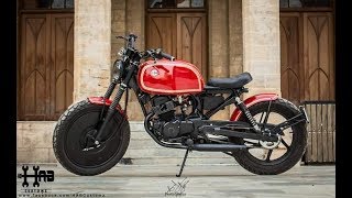 Honda CD 200 RoadMaster Scrambler Build by Hab Customz [upl. by Yecnuahc]