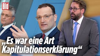 SpahnPressekonferenz zur BoosterImpfung „Es wirkt planlos und ratlos“  Ronzheimer bei BILD Live [upl. by Nivrad144]