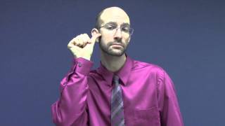 ASL Vocabulary  Past Tense [upl. by Fonville]