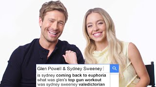 Sydney Sweeney and Glen Powell Answer the Webs Most Searched Questions  WIRED [upl. by Iggam]