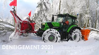 💪EXTREME DENEIGEMENT Ouverture dun col à 1023m  🇫🇷❄ [upl. by Iorgo]