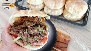 PAIN KEBAB MAISON Très Facile Avec Du Lait SousTitré [upl. by Irroc]