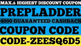 prepladder prepladder subscription discount CODEZEESQ6D5 prepladder coupon codeprepladder coupon [upl. by Addi494]