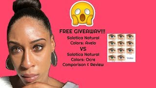 SOLOTICA NATURAL COLORS AVELA VS OCRE FREE GIVEAWAY COMPARISON amp REVIEW [upl. by Vander91]