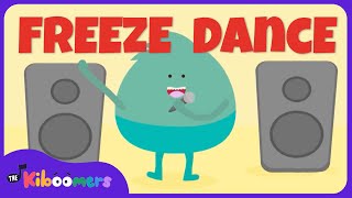 Party Freeze Dance Song  THE KIBOOMERS Preschool Songs for Circle Time [upl. by Ginsburg]