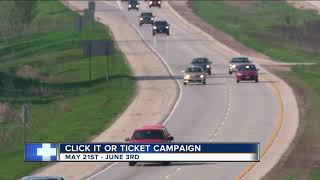 Wisconsin law enforcement stepping up patrol for seat belt violations [upl. by Llenra]