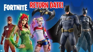 DC Skins Returning to Fortnite Latest Leaks and Release Date [upl. by Sorips666]