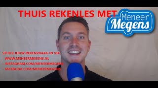 ThuisRekenles met Meneer Megens Rekenen domein Verhouding niveau 3F [upl. by Ritch817]