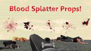 iClone 4 Blood Splatter Props [upl. by Yeliw]