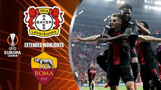 Bayer Leverkusen vs Roma Extended Highlights  UEL SemiFinals 2nd Leg  CBS Sports Golazo [upl. by Severen]