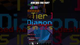 Bedwars Clutching 101 with BanaPeel bedwars minecraft blocksmc funagain [upl. by Fairfax]