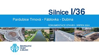 I36 Pardubice Trnová–Fáblovka–Dubina dokumentace stavby 082024 [upl. by Imoyn736]