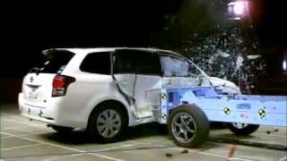 Crash Test 2012 Toyota Corolla Axio  Fielder Side Impact JNCAP [upl. by Rustin]