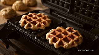 Homemade Belgian Liège Waffles  ASMR [upl. by Emmaline]