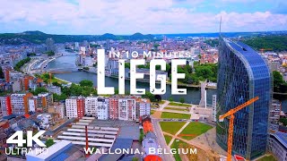 Liège 🇧🇪 Luik Drone Aerial 4K 2024  Belgique België Belgium [upl. by Brittnee]