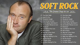 Soft Rock Ballads 70s 80s 90s 🎙 Phil Collins Bee Gees Elton John Rod Stewart Kenny Loggins [upl. by Bollay]