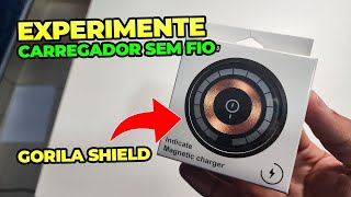 Carregador sem fio Gorila Shield [upl. by Atinnod]