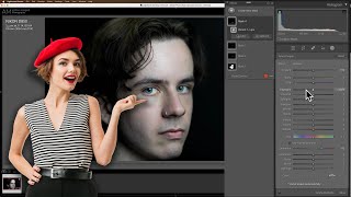 How I EDIT PORTRAITS Using The NEW MASKING in Lightroom [upl. by Donelle]